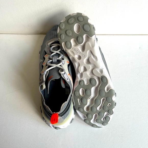Nike React Element 55 ‘Cool Grey Grid’ CB1503-001 Trainers UK Size 8.5 - Picture 4 of 4